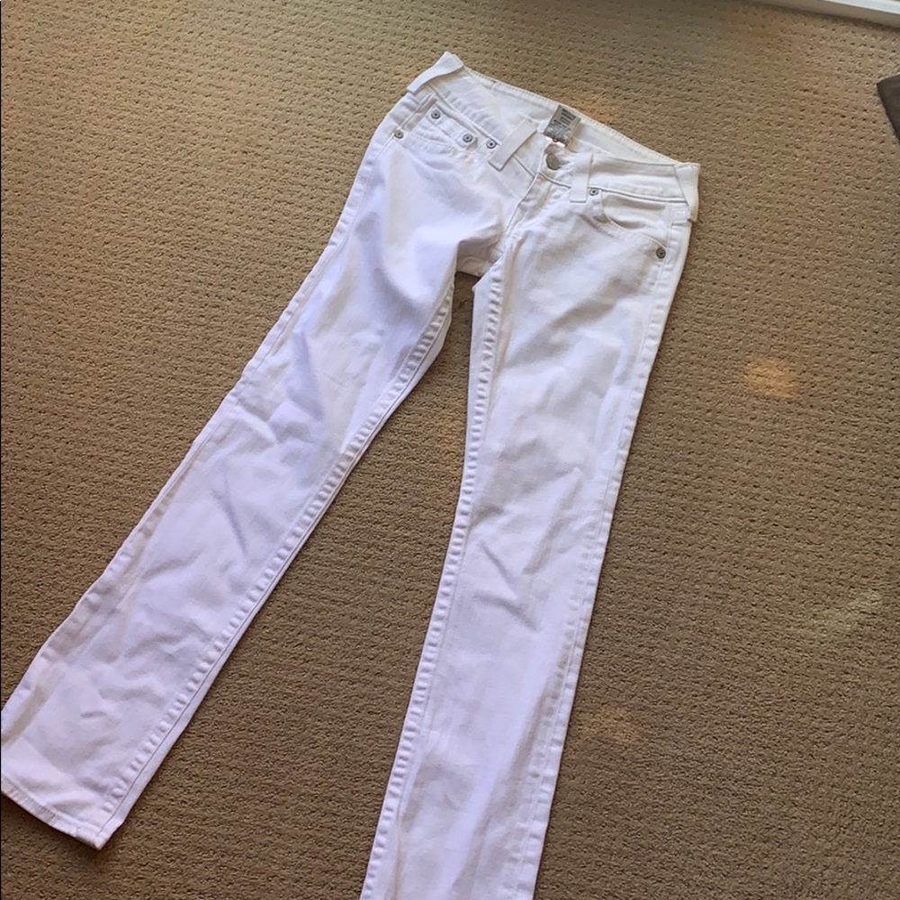 White true religion jeans